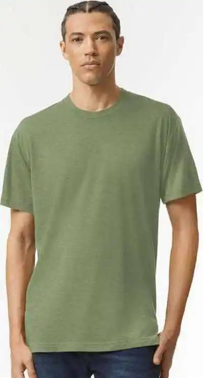 American Apparel Tr401 Triblend Track Tee - Tri-olive