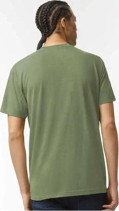 American Apparel Tr401 Triblend Track Tee - Tri-olive