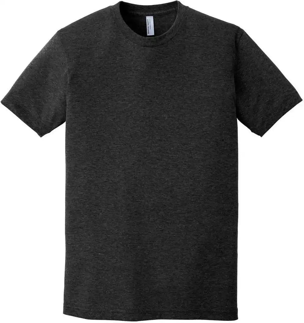 American Apparel Tr401w Tri Blend Short Sleeve Track t Shirt Black