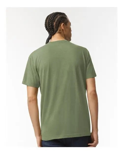 American Apparel Tr401w Triblend Track Tee - Tr401 - Tri-olive