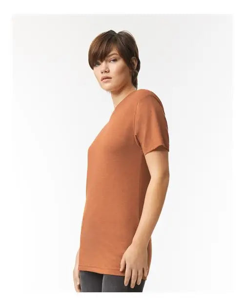 American Apparel Tr401w Triblend Track Tee - Tr401 - Tri-rust