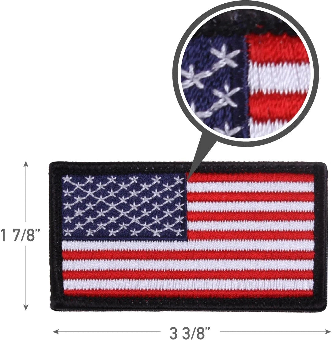 American Flag Patch - Hook Back