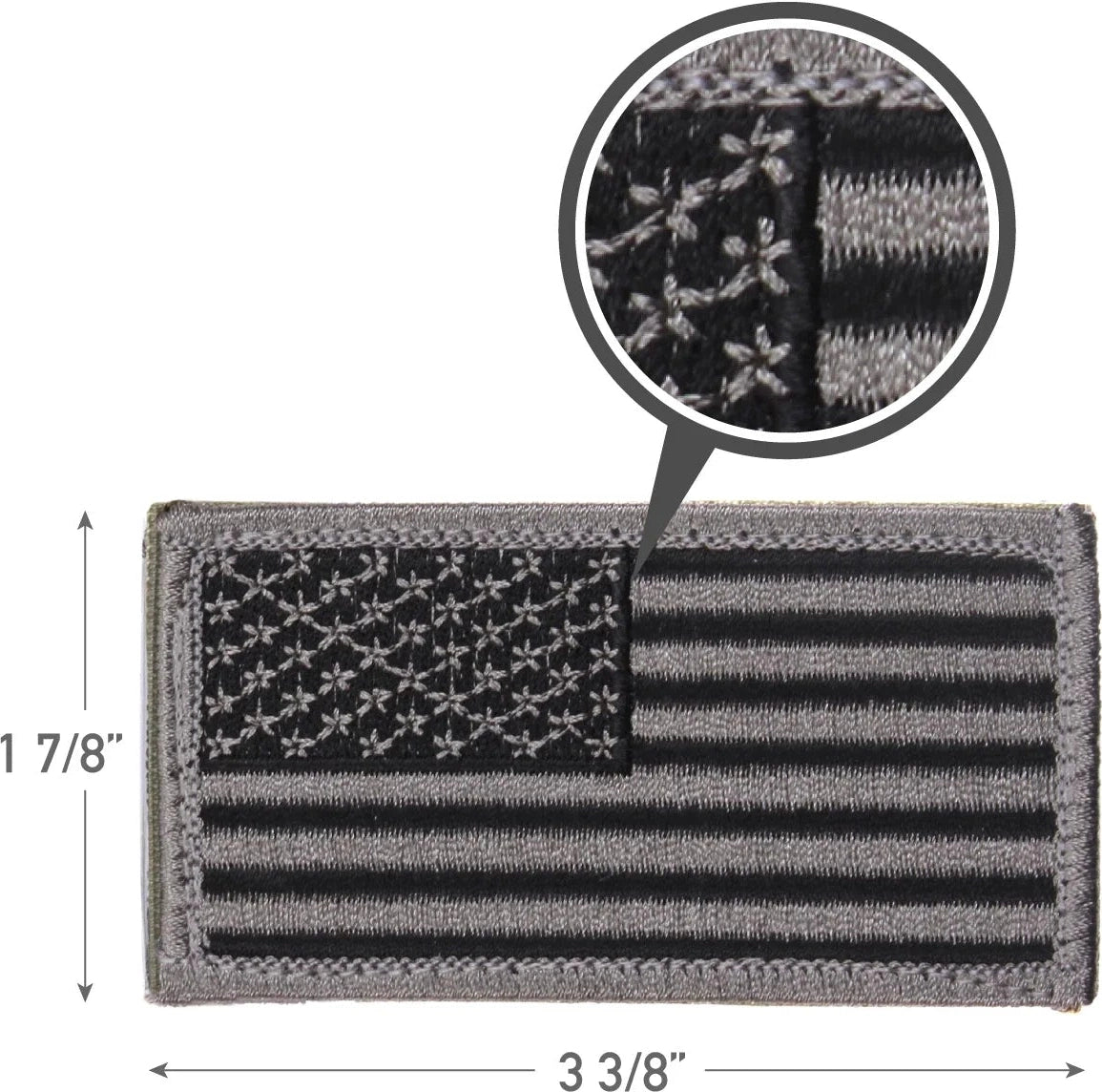 American Flag Patch - Hook Back