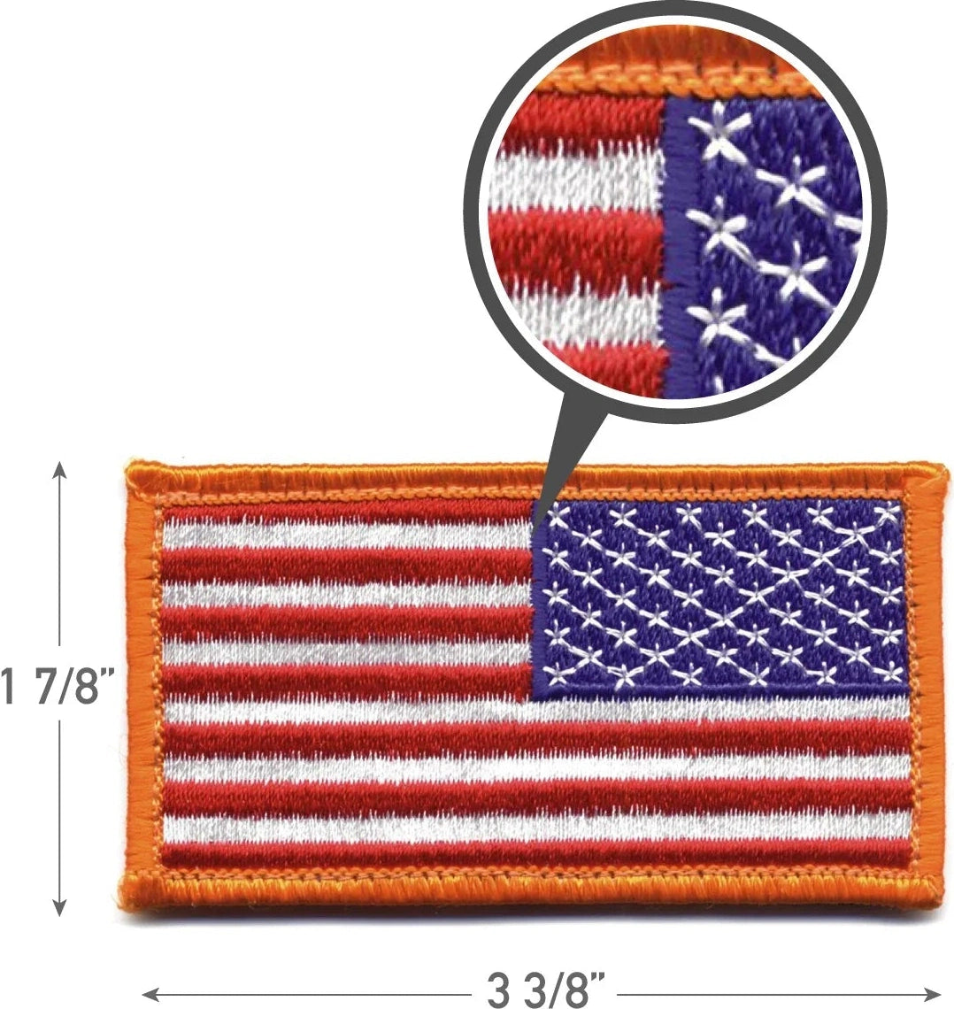 American Flag Patch - Hook Back