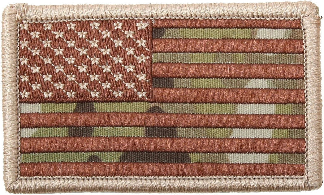 American Flag Patch - Hook Back - Multicam / Normal