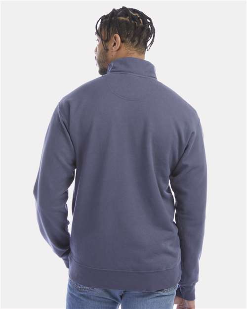 Anchor Slate Garment-Dyed Quarter-Zip Sweatshirt - GDH425