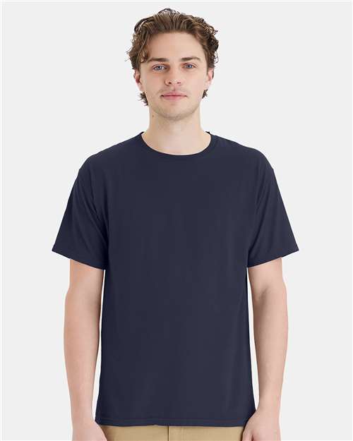 Front View of Anchor Slate Garment-Dyed Tearaway T-Shirt - CW100