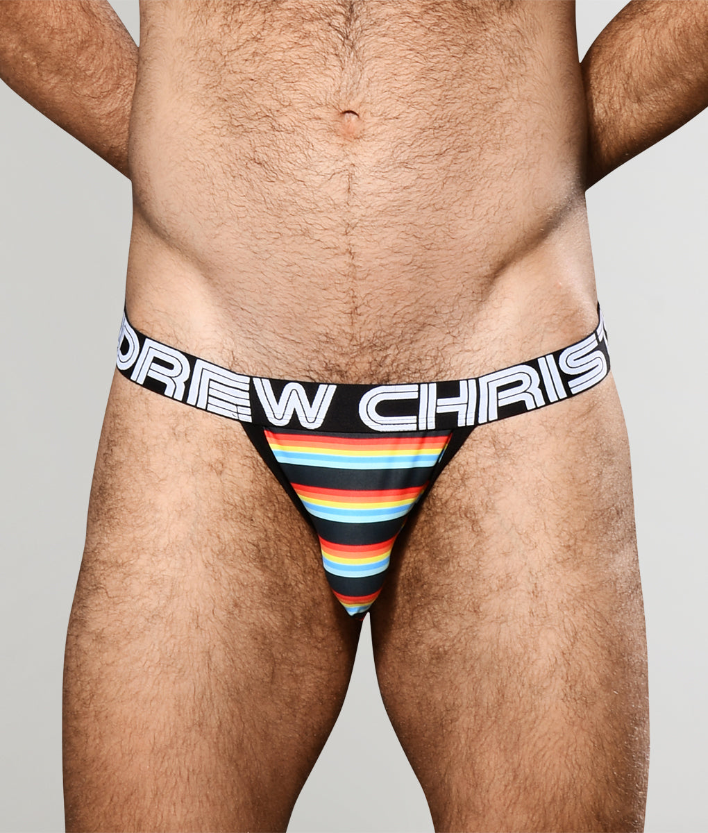 Andrew Christian California Stripe Jockstrap - Small