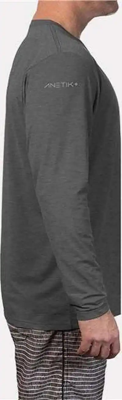 Anetik Mlprl8 Low Pro Tech Long Sleeve T-shirt - Charcoal Heathered