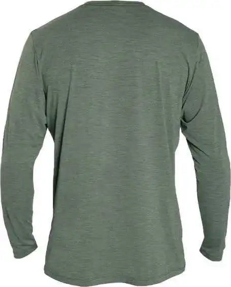 Anetik Mlprl8 Low Pro Tech Long Sleeve T-shirt - Dark Olive Heathered