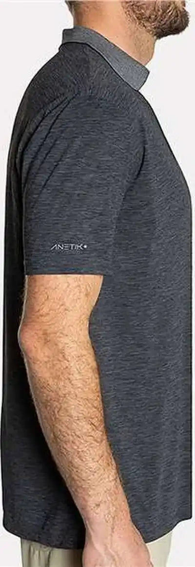 Anetik Mptnts0 Transit Tech Polo - Charcoal Heathered