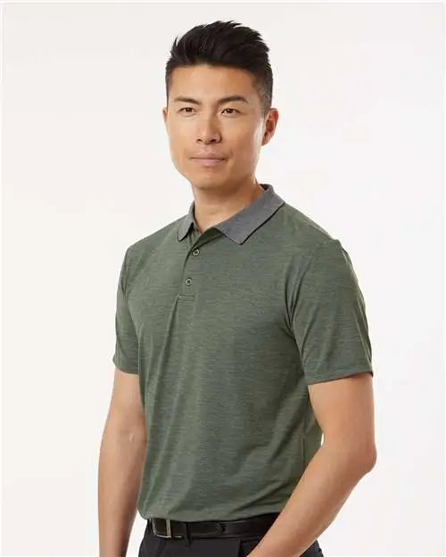 Anetik Mptnts0 Transit Tech Polo - Dark Olive Heathered