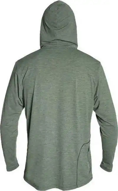 Anetik Mvlprh8 Low Pro Tech Hooded T-shirt - Dark Olive Heathered