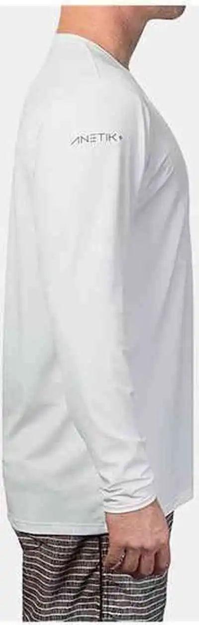Anetik Mvlprl8 Low Pro Tech Long Sleeve T-shirt - White Heathered