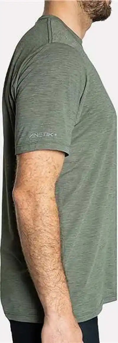 Anetik Mvlprs8 Low Pro Tech T-shirt - Dark Olive Heathered