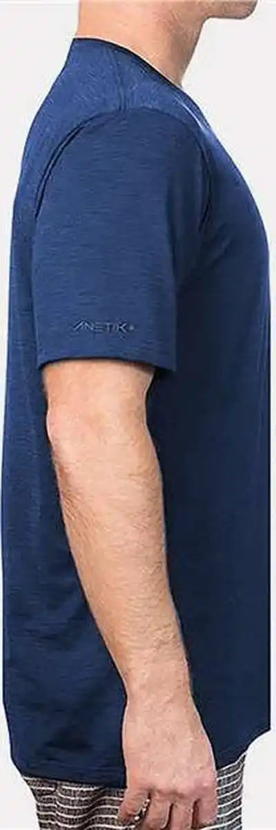 Anetik Mvlprs8 Low Pro Tech T-shirt - Navy Heathered
