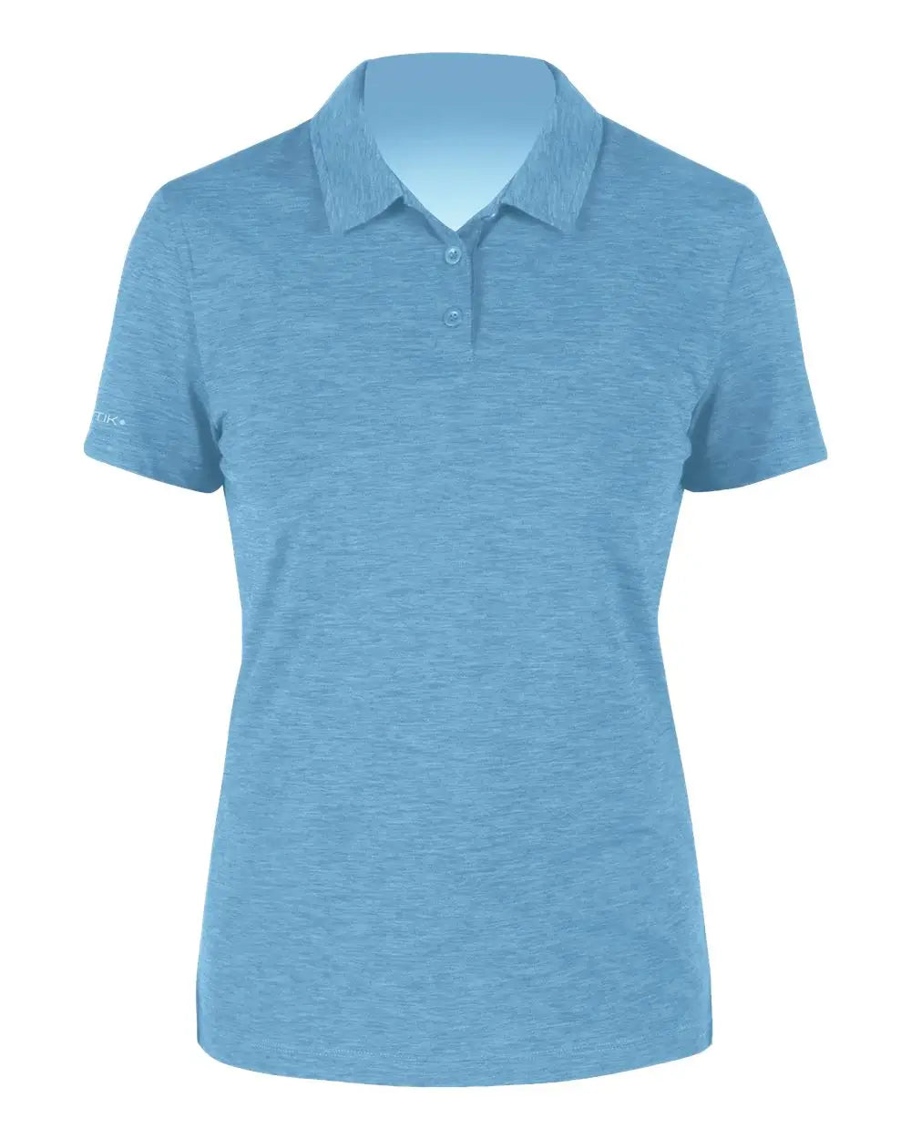 Anetik Wpbrzs1 Women’s Breeze Tech Polo - Bahama Heathered - Blue / Xs