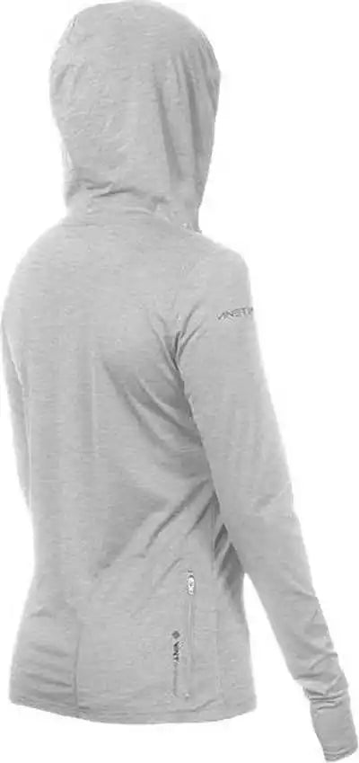 Anetik Wsbrzh0 Women’s Breeze Tech Hooded T-shirt - Alloy Heather