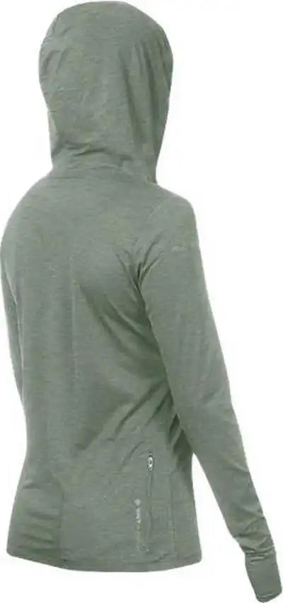 Anetik Wsbrzh0 Women’s Breeze Tech Hooded T-shirt - Dark Olive Heathered
