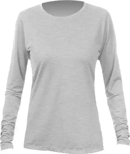 Anetik Wsbrzl0 Women’s Breeze Tech Long Sleeve T-shirt - Alloy Heather