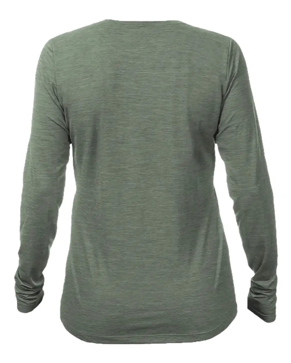 Anetik Wsbrzl0 Women’s Breeze Tech Long Sleeve T-shirt - Dark Olive Heathered