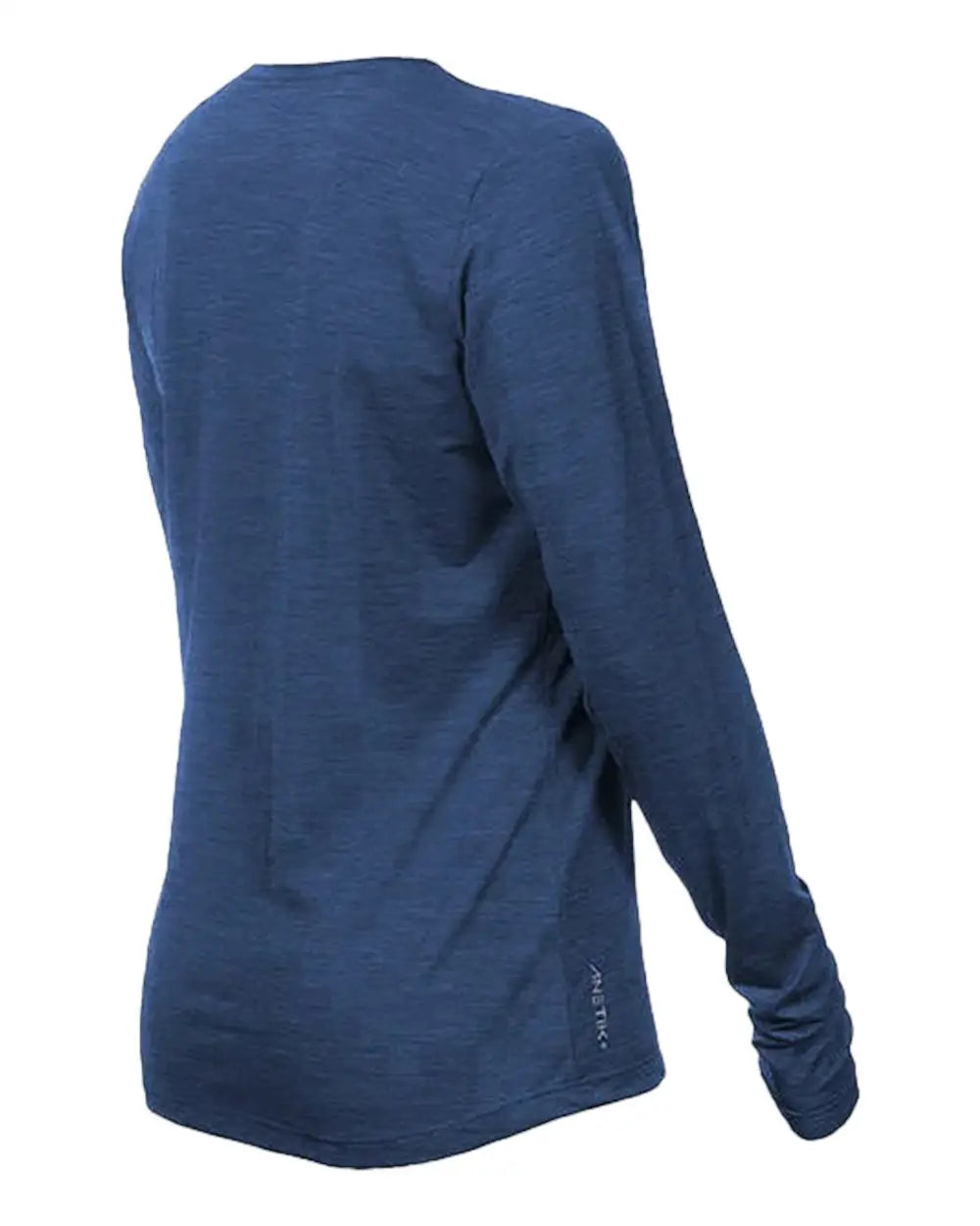 Anetik Wsbrzl0 Women’s Breeze Tech Long Sleeve T-shirt - Navy Heathered
