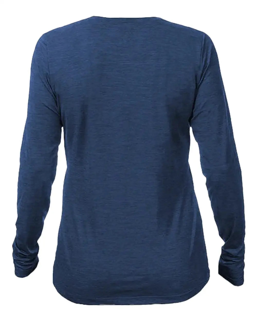 Anetik Wsbrzl0 Women’s Breeze Tech Long Sleeve T-shirt - Navy Heathered