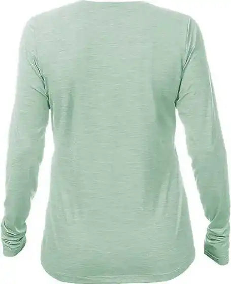 Anetik Wsbrzl0 Women’s Breeze Tech Long Sleeve T-shirt - Olive Heathered
