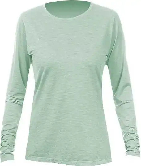 Anetik Wsbrzl0 Women’s Breeze Tech Long Sleeve T-shirt - Olive Heathered