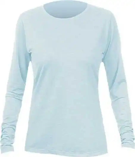 Anetik Wsbrzl0 Women’s Breeze Tech Long Sleeve T-shirt - Sky Heathered