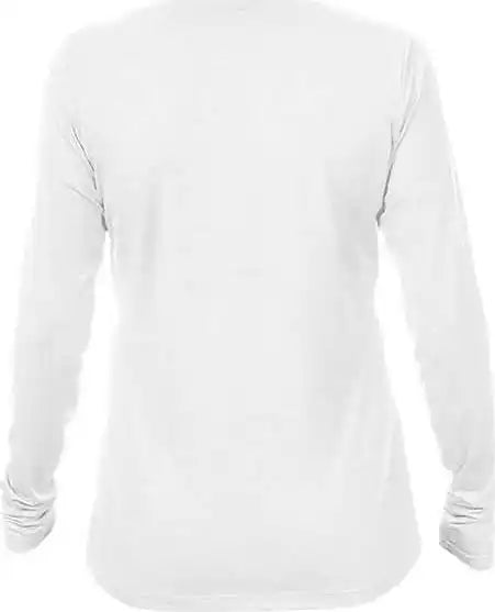 Anetik Wsbrzl0 Women’s Breeze Tech Long Sleeve T-shirt - White Heathered