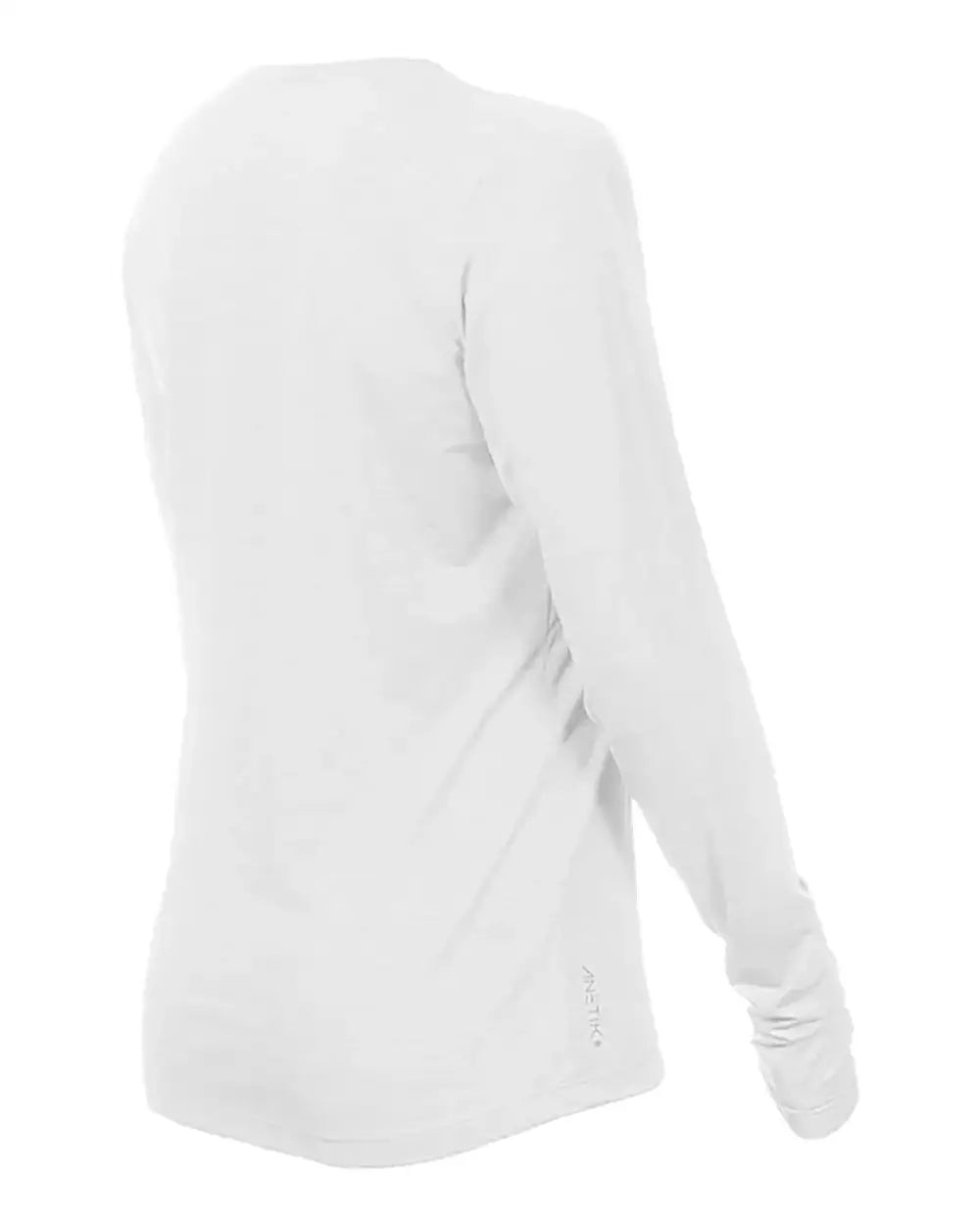Anetik Wsbrzl0 Women’s Breeze Tech Long Sleeve T-shirt - White Heathered