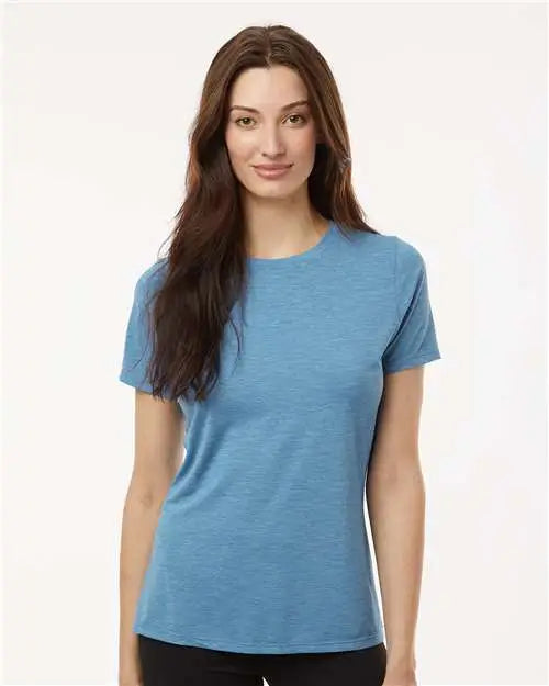 Anetik Wsbrzs0 Women’s Breeze Tech T-shirt - Bahama Heathered