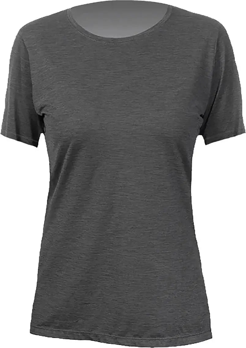 Anetik Wsbrzs0 Women’s Breeze Tech T-shirt - Charcoal Heathered - Dark Gray / Xs