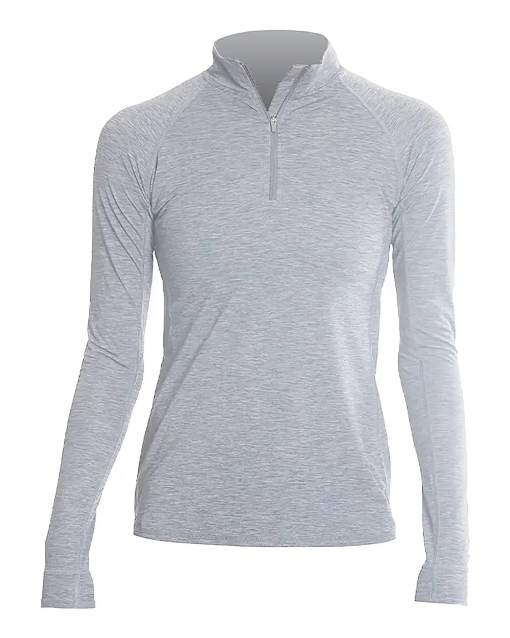 Anetik Wsfltl0 Women’s Flight Tech Quarter-zip - Alloy Heathered - Ladies Xs