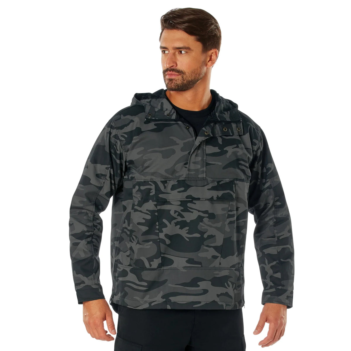 Anorak Parka - Black Camo / s