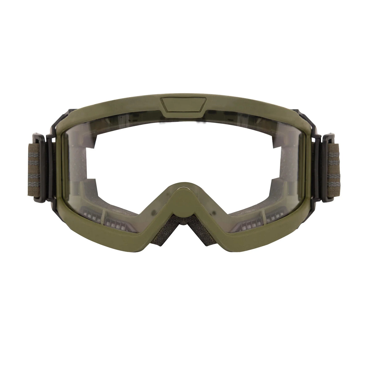 Ansi Rated Otg Goggles - Olive Drab / Clear