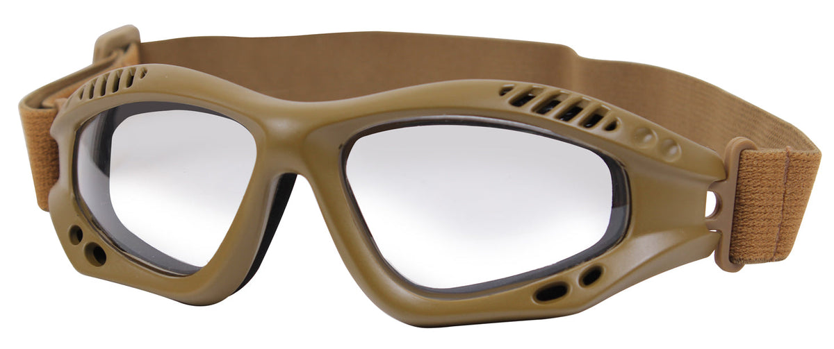 Ansi Rated Tactical Goggles - Black / Smoke