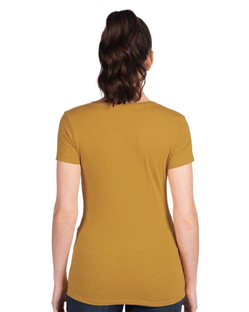 Antique Gold Women&#39;s Ideal V-Neck T-Shirt - 1540