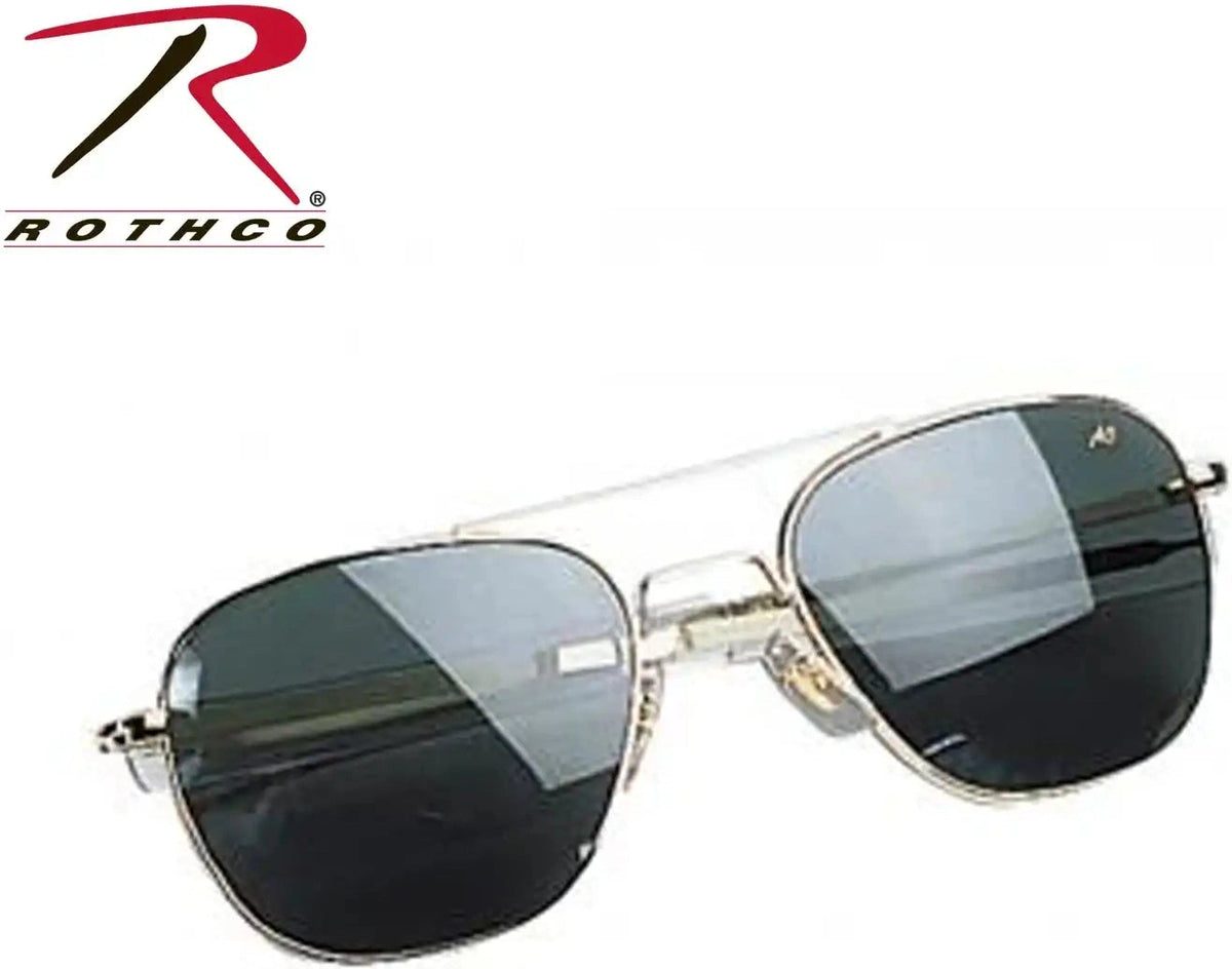 Ao Eyewear 52 Mm Polarized Pilots Sunglasses Gold