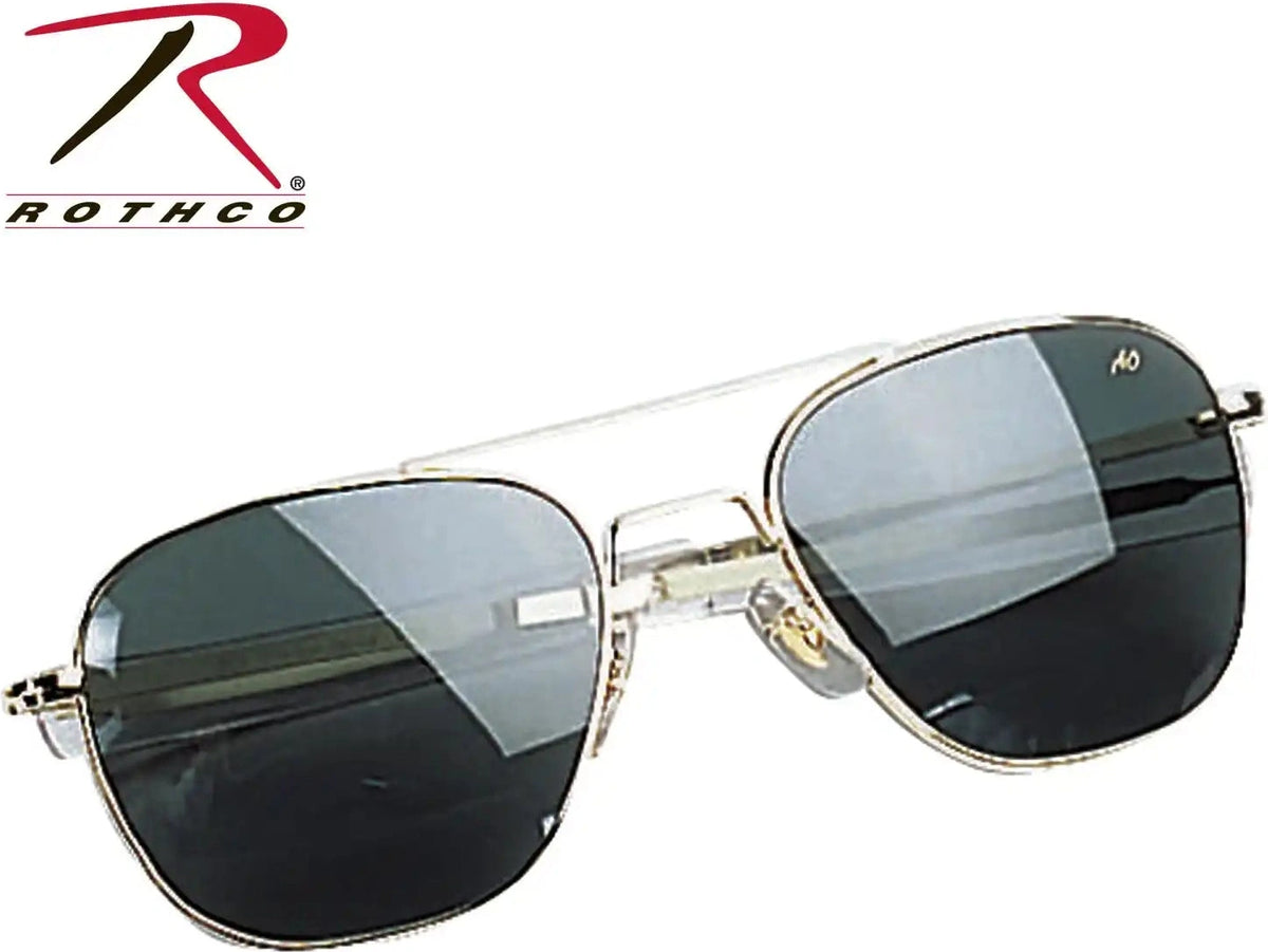 Ao Eyewear 52 Mm Polarized Pilots Sunglasses Gold