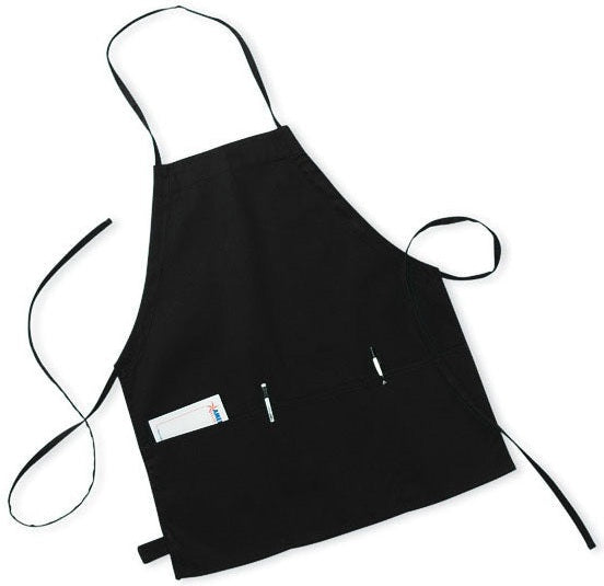 Ap-m Apron 3 Pouchmed Length - Black