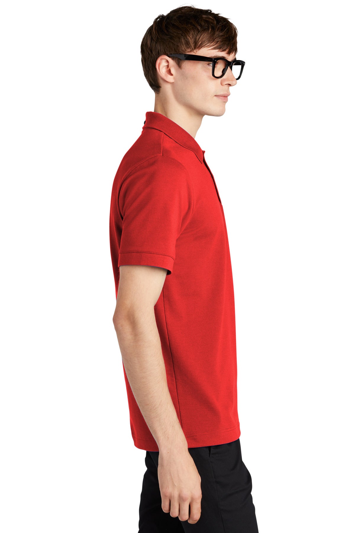 AppleRed Mercer+Mettle Stretch Heavyweight Pique Polo MM1000