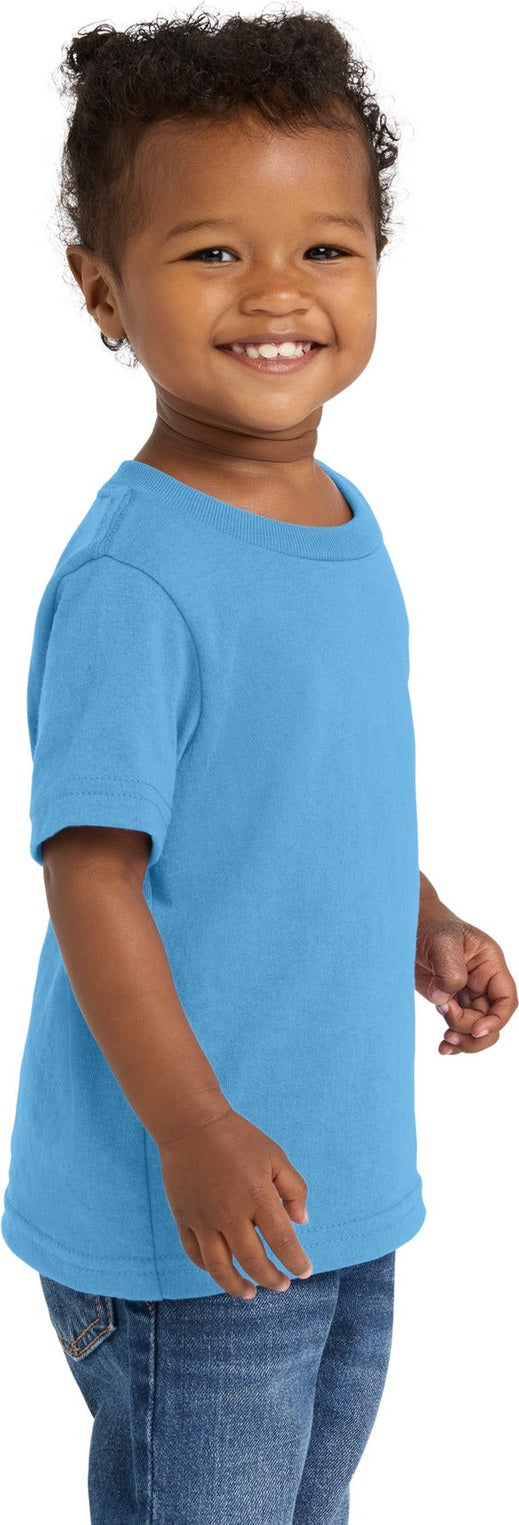 Aquatic Blue Port & Co Infant Core Cotton Tee. CAR54I