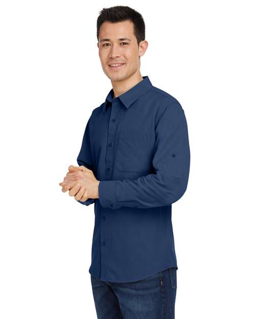 Arctic Navy Aerobora Woven Shirt - M14089