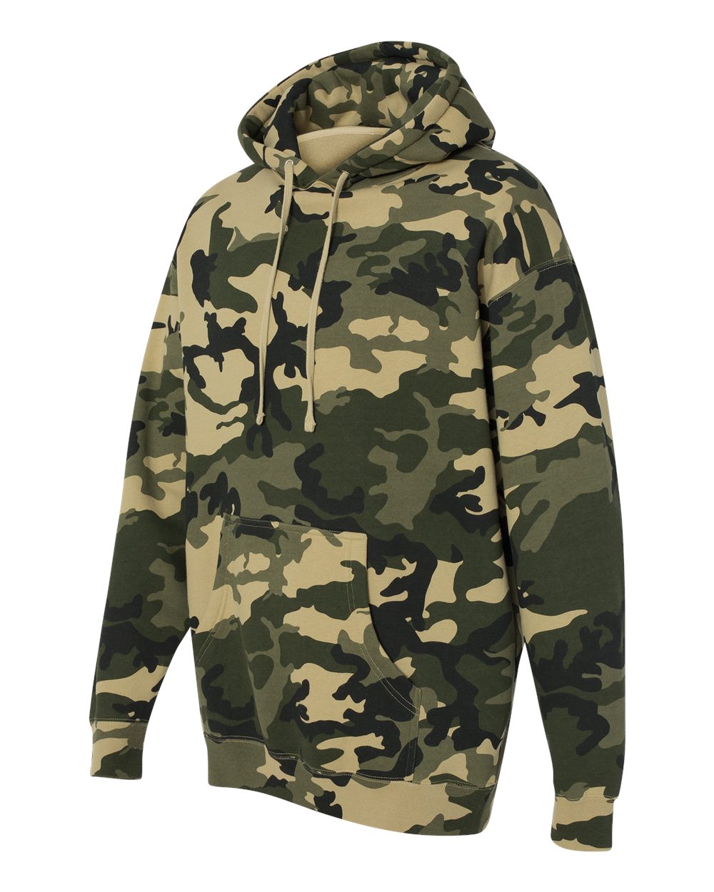 Army Camo Heavyweight Hooded Sweatshirt - IND4000