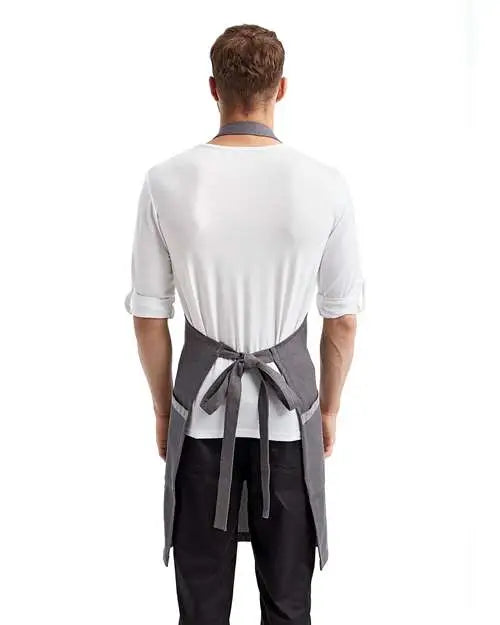 Artisan Collection by Reprime Rp122 â€˜regenerate’ Recycled Bib Apron - Grey Denim