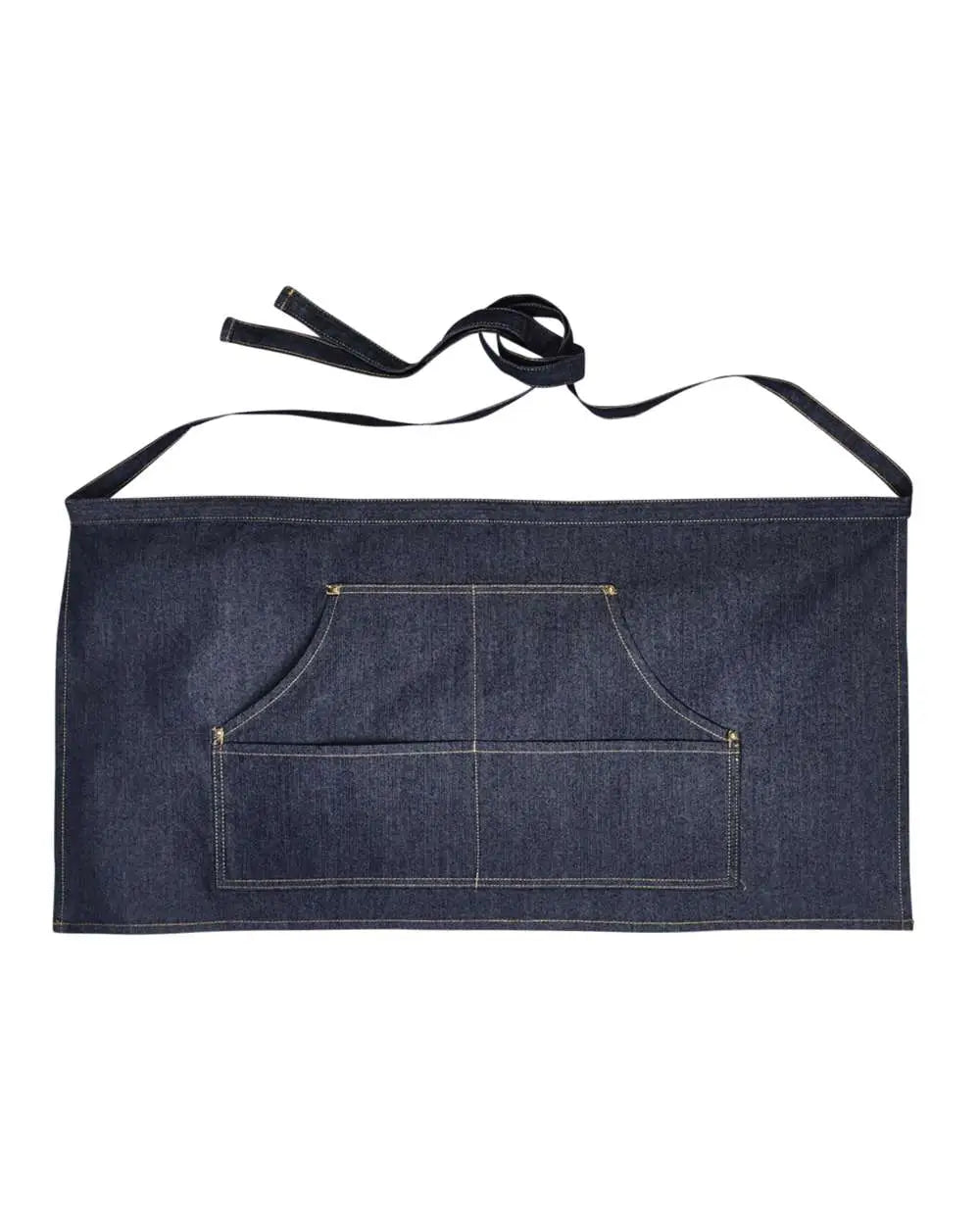 Artisan Collection by Reprime Rp125 Four-pocket Jeans Stitch Denim Waist Apron - Indigo - Navy / one Size Fits Most