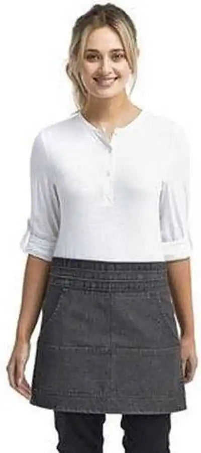 Artisan Collection by Reprime Rp125 Unisex Jeans Stitch Denim Waist Apron - Black - one Size Fits Most