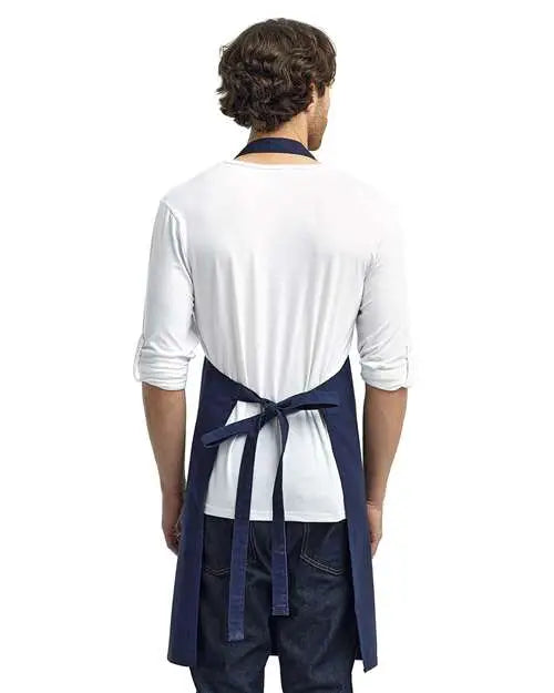 Artisan Collection by Reprime Rp130 Calibre Heavy Canvas Bib Apron - Navy - one Size Fits Most